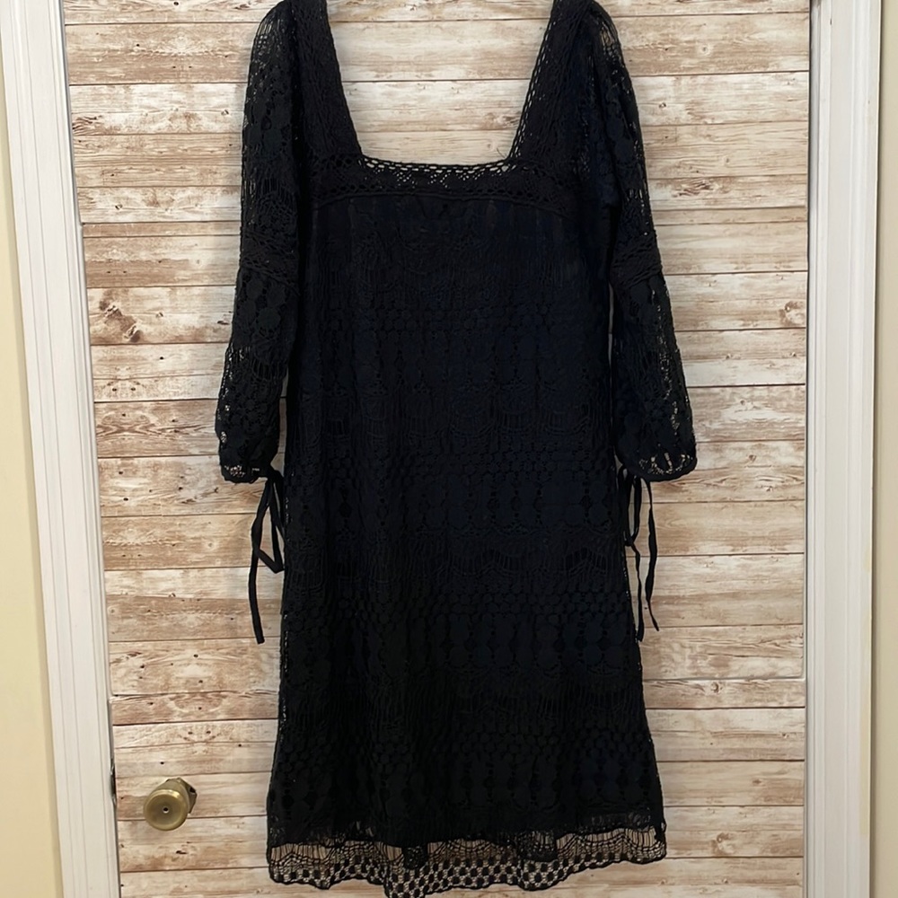 Women’s black lace dress
